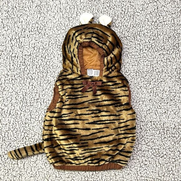 VTG Halloween Costume Baby Tiger Cub 24 Months Plush Hooded Warm Soft Faux Fur - Picture 12 of 12